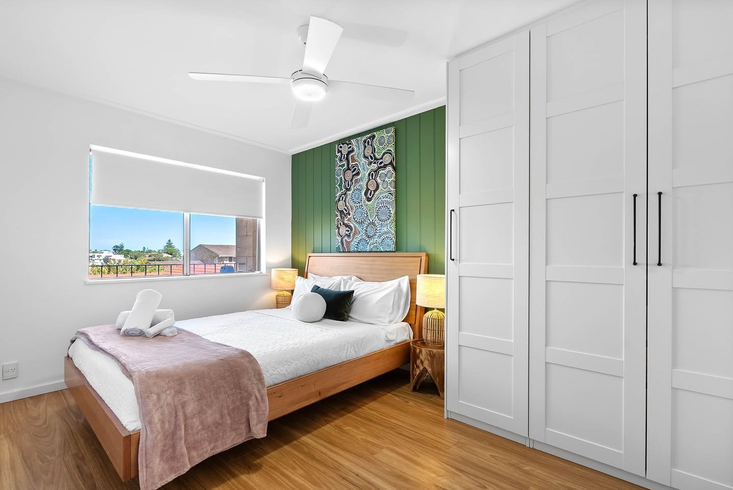 Bright furnished bedroom