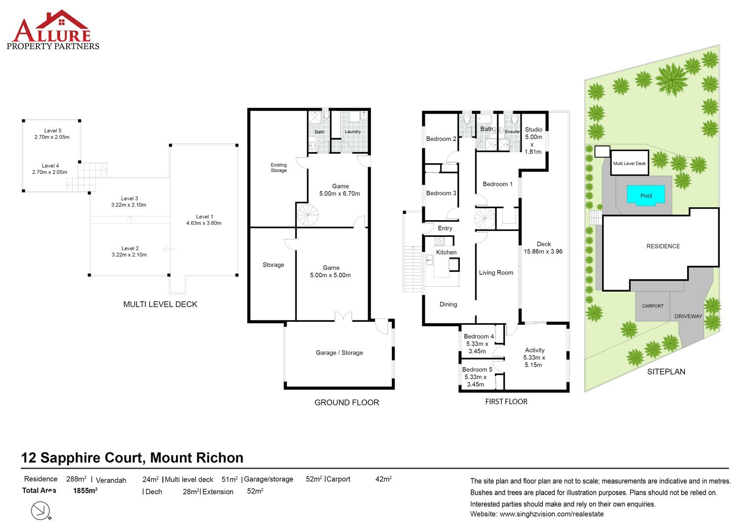 Example property floor plan