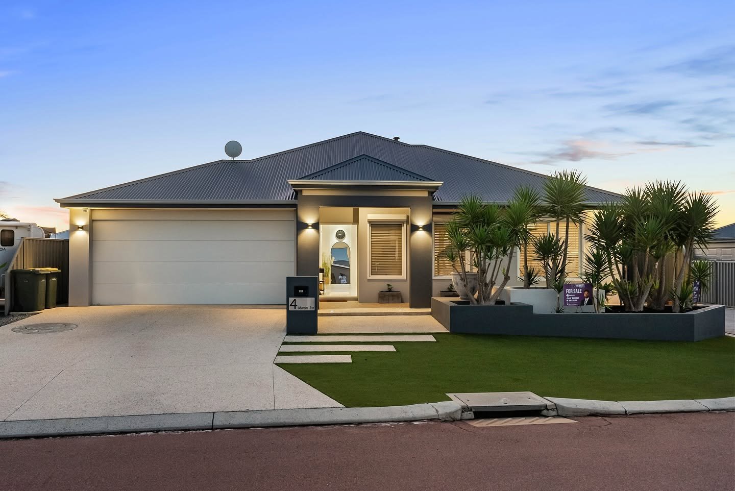 Twilight property exterior photographed by S Vision Productions